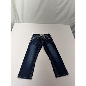 Hydraulic Girls' Bootcut Jeans Dark Wash Contrast Stitch Size 2
